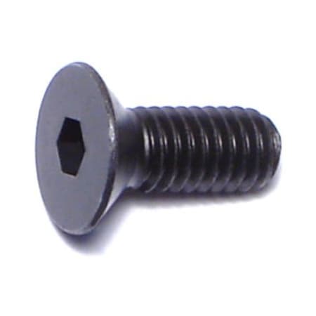Midwest Fastener M4-0.70 Socket Head Cap Screw, Flat, Black Oxide Steel, 10 mm Length, 12 PK 76012